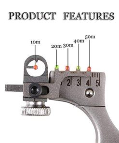 Huntingdoor Slingshots for Hunting Adults Metal Slingshot Professional Steel and Wood Slingshot with 5 Removable Sights and 2X Rubber Bands, Classic High Velocity Powerful Outdoor Catapult Slingshot 11 41pJuUtymSL