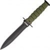 MTech USA MT-632 Series Fixed Blade Tactical Neck Knife, 6-Inch Overall Green Handle Double-Edge Blade - $41.95