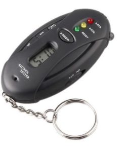 Best 2018 New Design Breathalyzer Alcohol Tester with Timer/Alcohol Breath Tester/Keychain Alcohol Tester Digital LCD Alcohol Tester Analyzer Breath Breathalyzer, LED Flashlight, Colored LED 15 41rCERCo9fL