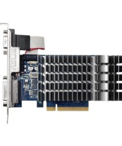 ASUS GT 710 2GB DDR3 64Bit Dual Slot, Passive Low Profile Graphics Cards, Blue/Silver 710-2-SL-CSM GT 710 Low Profile 2GB DDR3 7 5112CGtdLIL