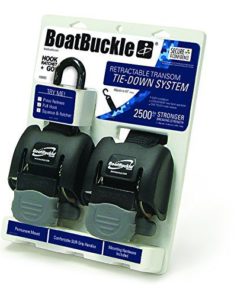 BoatBuckle G2 Retractable Transom Tie-Down, 1 Pair Stainless Steel 4 512BTCQUF2uL