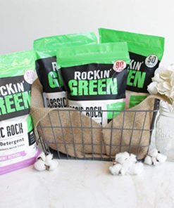 Rockin' Green Natural Laundry Detergent Powder | Classic Rock, Lavender Mint | HE, 90 Loads - 45oz Perfect for Cloth Diapers Lavender Mint Revival Standard Packaging 10 512wCNWTJAL