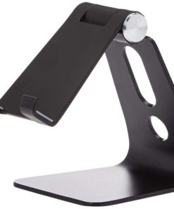 AmazonBasics AMZ-ACPS-BK Adjustable Cell Phone Stand for iPhone and Android, Black 11 51473c0G0ZL