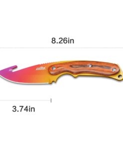 Alternative view of CIMA Real CS:GO Gut Knife Counter Strike Fixed Blade Tactical Hunting Survival Knives Gradient color