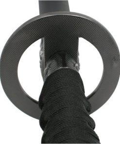 Alternative view of Ace Martial Arts Supply Reverse Blade Katana with Stand, Black