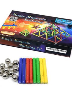 CMS MAGNETICS 156 PC Magic Magnetic Building Sets - Magnetic Brain Building Toys for Kids and Adults - Magnet Toy for All Ages 9 518WgAOh1WL 1