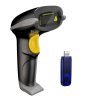NADAMOO Wireless Barcode Scanner 328 Feet Transmission Distance USB Cordless 1D Laser Automatic Barcode Reader Handhold Bar Code Scanner with USB Receiver for Store, Supermarket, Warehouse - $134.95