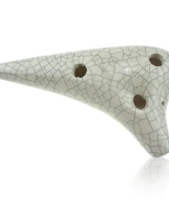 OcarinaWind 12 Hole White Ocarina Exquisite Craft of Ice-crack Alto C Version Music Instrument Gift Idea 8 51ByW3N3ZfL