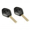 2 x Key Case Remote Uncut Key Shell Case Compatible with BMW X3 X5 Z3 Z4 325i 525i 330i Uncut key shell 2pcs