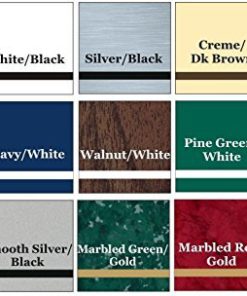 Business Name Tag/ID Badge Custom Engraved, Magnet, Pin, Screws or Tape - Size Choices 7 51GI4B uPCL 1