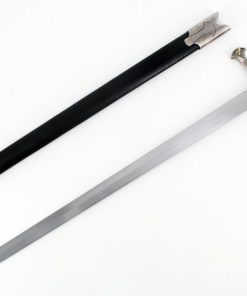 Vulcan Gear Medieval Crusader Sword with Scabbard - Choose Your Style Crusader Sword Stainless Steel Color - $53.95