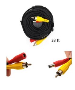 Camecho Truck Backup Camera Heavy Duty 18 LED IR Night Vision Waterproof Vehicle Rear View Camera 12 V 24V Backup Camera Without Guide Line (Rear Camera + 32.8 ft Cable) 11 51K1dztFBPL