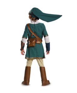 Alternative view of Link Prestige Legend of Zelda Nintendo Costume, Large/10-12