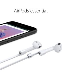 Spigen RA100 Designed for AirPods Strap Compatible with Apple Airpods 1 & 2 - White 12 51Lx3f62obL