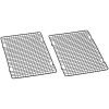 Baker's Secret 1061483 10-by-16-Inch Nonstick Cooling Rack, Set of 2 Fine 10" X 16" 43 51N8P12HADL