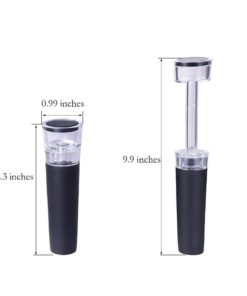 (6) Reusable Vacuum Air Tight Silicone Wine Beer Champagne Bottle Stoppers 17 51OoElL9QkL. SL1000