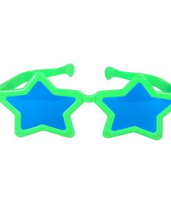Seekingtag Jumbo Sunglasses with Blue Lens for Costumes Cosplay Halloween Party Fun Party Favor Photo Booth Props(6 Pack) - Star Shaped 10" X 4" 5 51VtsitzVEL