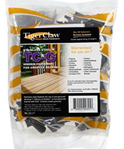 Tiger Claw TC-G Hidden Deck Fasteners for Grooved Boards (90-Pack) 3 51WJYJWTWmL