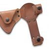 CRKT Woods Chogan Tomahawk Sheath: Full Grained Leather, Multiple Snaps, Belt Loops for Secure Carry of T-Hawk, for Use with CRKT 2730 D2730 22 51ZEZhFdawL