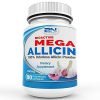 Mega Allicin 100% Allicin from Garlic 180mg, 90 count vCaps, Odorless, Non-GMO, and Gluten-Free (90 Count) 17 51e5gUeSOeL