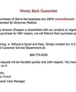 iSerra 250,000 SPU Serrapeptase Enzyme - 90 Maximum Strength Capsules - Up to 12x More Potent Than Other Serrapaptase - Delayed Release Technology - High Potency Non-GMO, Gluten Free, Vegan. 1 Pack 13 51h2BMTYPHWL