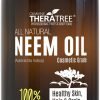 Neem Oil Organic & Wild Crafted Pure Cold Pressed Unrefined Cosmetic Grade 12 oz for Skincare, Hair Care, and Natural Bug Repellent by Oleavine TheraTree - $10.95