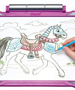 Crayola Light-Up Tracing Pad Pink, Coloring Board For Kids, Gift, Toys for Girls, Ages 6, 7, 8, 9, 10 11 51svIzi mEL