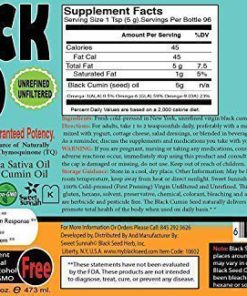 Sweet Sunnah, Black Seed Oil Pure, 4 Ounce 13 51vfT8hSyCL