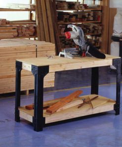 2x4basics 90164 Custom Work Bench and Shelving Storage System, Black 16 51xOQs5MddL