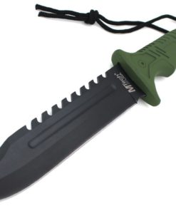 Alternative view of 13" Tactical Survival Rambo Hunting Fixed Blade Knife Army Bowie w/Sheath