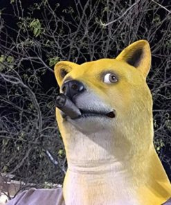 Alternative view of Creepyparty Deluxe Novelty Halloween Costume Party Latex Animal Dog Head Mask