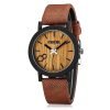 Cucol Eco Faux Wooden Dail Leather Band Watches For Men And Women Casual Desi.. 11 57 030d2a36 01b0 415a 895b 020b386f2af7
