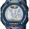 Timex Mens Ironman 30-Lap Oversized Nylon Strap Sports Watch Black/Blue 9 57 0341fcac a06f 49d8 8980 ec4433919982