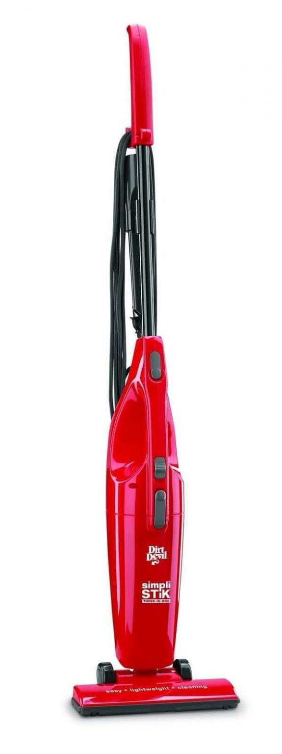 Dirt Devil Sd20000Red Simpli-Stik Lightweight Corded Bagless Stick Vacuum Red