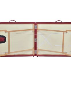 Alternative view of Bestmassage Two Fold Burgundy Portable Massage Table