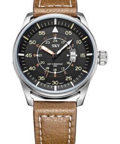 Sisistore Mens Wrist Watch With High Abrasion Proof Mirror And Leather Band M.. 6 57 064f2b85 ddfe 4022 be46 2c318a1946c2