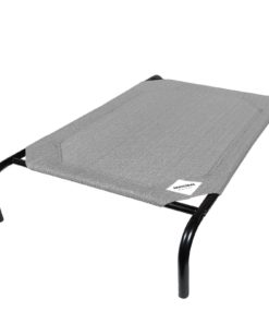 Coolaroo Elevated Pet Bed With Knitted Fabric Grey Large 9 57 0654ef7f 2476 4e23 9b97 3657ae7a36aa 1