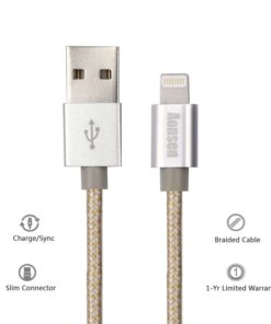Alternative view of Aonsen Iphone Cable 3Ft 6Ft 10Ft Nylon Braided Lightning Cable Usb Cord Charg..