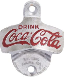 Tablecraft Coca-Cola Wall Mount Bottle Opener (Cc341) Silver 1