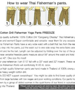 2 Tone Thai Fisherman Pants Yoga Trousers Free Size Cotton Gray And Charcoal 5 57 07815899 1de0 4a9f a589 0f01bfff99bb