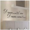 Luckkyydream Until Your Dreams Come True Quote Home Decor Removable Vinyl Wal.. 8 57 0801843c bdd1 4e2b 8948 7ff29cf03fbf