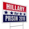 Hillary Clinton For Prison 2016 Hate Liar Funny Pro Donald Trump Neverhillary..