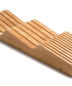 Alternative view of Bellemain 100% Pure Bamboo In Drawer Knife Block Knife Organizer