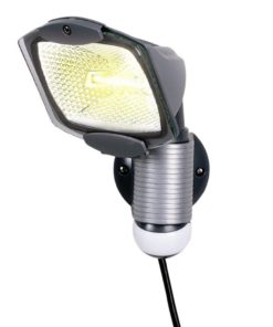 All-Pro Ms100Pg 110 Degree 100W Quartz Halogen Motion-Activated Plug-In Secur..