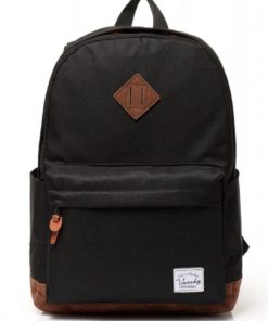 Alternative view of Vaschy Unisex Classic Waterproof School Rucksack Travel Backpack 14Inch Laptop