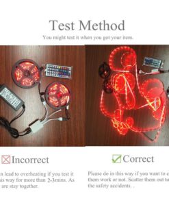 Wentop Led Strip Lights Kit Non-Waterproof Smd 5050 32.8 Ft (10M) 300Leds Rgb.. 14 57 0a49fe8a 3c12 4107 8960 376ec9ea5968