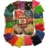 Massive 8000Pc Premium Loom Bands Refill Kit 20 Beautiful Rainbow Colors & St..