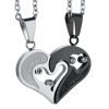 Jstyle Stainless Steel Mens Womens Couple Necklace Pendant Love Heart Cz Puzz.. 22 57 0c3115d8 5fc4 46ad b687 e330c4d56817