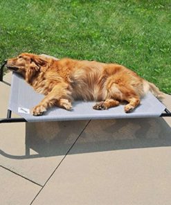 Coolaroo Elevated Pet Bed With Knitted Fabric Grey Large 11 57 0ce95d17 50aa 40c5 a0f6 935e370bd258 1