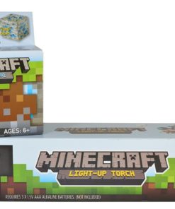 Alternative view of Minecraft Officially Licensed Light-Up Torch And Diamond Ore Set In Official ..